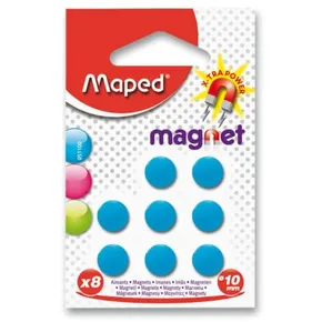 Maped Rundmagnete - Durchmesser 10 mm - 8 Stück, Farbmix